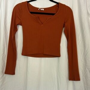 Timing top, size small, orange